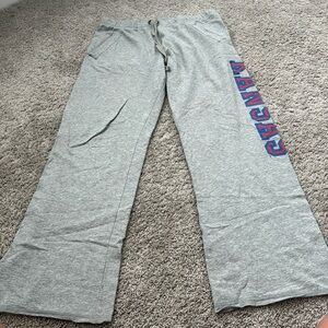 Victoria’s Secret PINK sweats. Kansas Jayhawks. Size medium